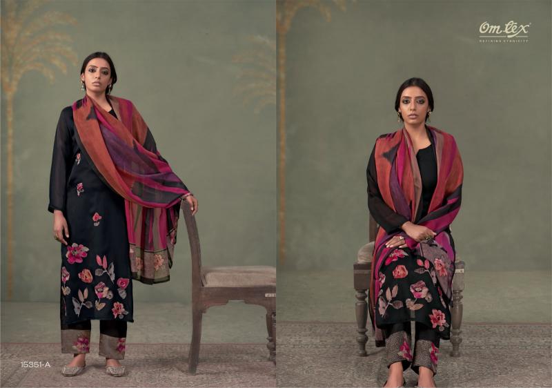Omtex ferisha wholesale salonki dress material